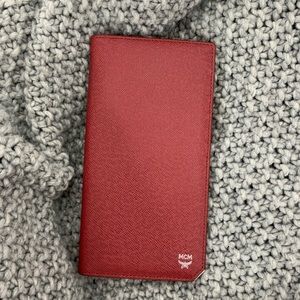 MCM Textured Leather Bi-Fold Wallet